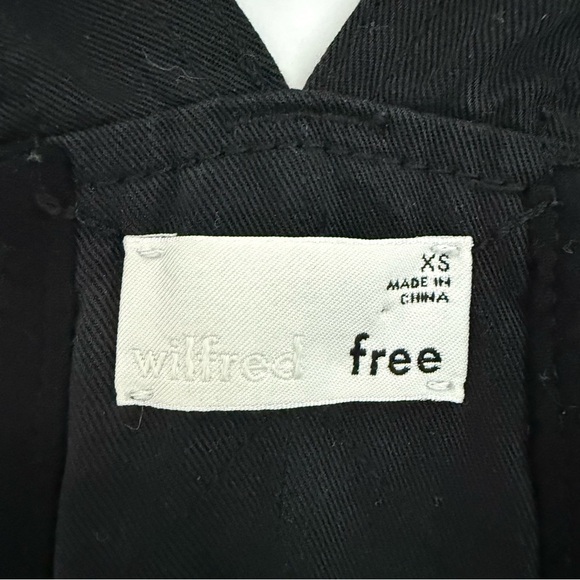 Aritzia Wilfred black Beatriz short overalls romper - XS - Picture 11 of 12